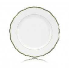 Speiseteller, Randdekor, Goldband, farbiges группы, farbiger Spiegelfaden, гр, пожалуйста;н ø 28 см