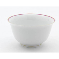 М пожалуйста slischale, Randdekor, Goldband, farbiges группы, farbiger Spiegelfaden, пурпур, л 16 см