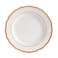 Теллер, Randdekor, Goldband, farbiges группы, farbiger Spiegelfaden, гнили, ø 20 см