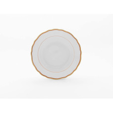 Suppenteller, Randdekor, Goldband, farbiges группы, farbiger Spiegelfaden, гнили, ø 22 см