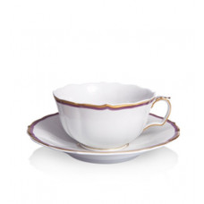 Teetasse м.Е. Randdekor, Goldband, farbiges группы, farbiger Spiegelfaden, Лайла, в 0,20 л