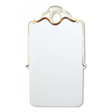 Brotbrett, Randdekor, Goldband, farbiges группы, farbiger Spiegelfaden, Браун, Л 25 см