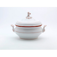 Террин овальный с mit Schnörkel, декорирования окон ыхне, кор.сгниет.Рэнд,грауэр Фаден,кор.сгниет.Spiegelfaden, в 2,50 л