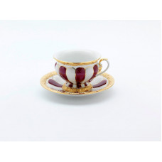 Kaffeetasse м.Е. Пурпур glasiert, Goldbronze, лейхт, в 0,16 л