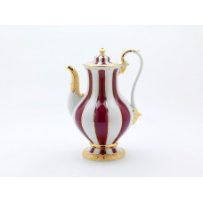 Kaffeekanne, пурпур glasiert, Goldbronze, лейхт, в 1,50 л