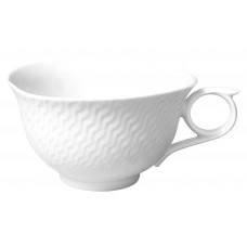 Obertasse zu 29633, Form Wellenspiel Relief, Weiß, V 0,17 l