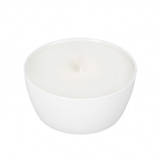 Duftkerze Velvet Skin, Weiß, Ø 6 cm