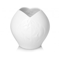 Vase, Weiß, H 10 cm