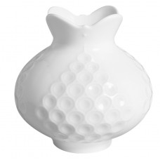 Vase, Weiß, H 10,5 cm