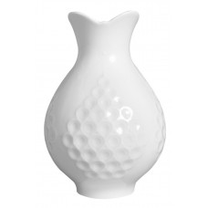 Vase, Weiß, H 19 cm