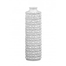 Vase, Weiß, H 22,5 cm