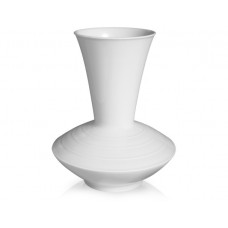 Vase, Weiß, H 21,5 cm