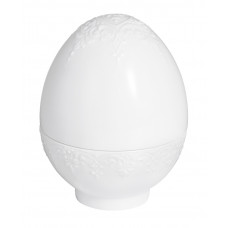 Dose, eiförmig Neumarseille, Weiß, Ø 6,5 cm