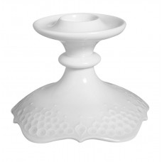 Leuchter, Weiß, H 8 cm