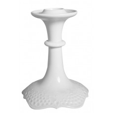 Leuchter, Weiß, H 12 cm