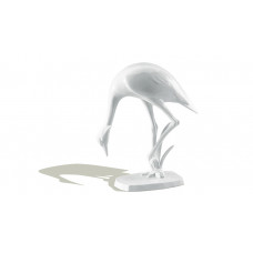 Kranich, Weiß, H 21,5 cm