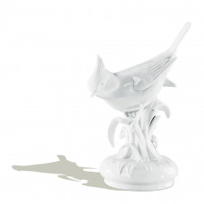 Haubenmeise, Weiß, H 16 cm