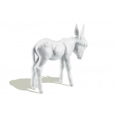 Esel, Weiß, H 11 cm