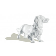 Dackel, Weiß, H 11 cm