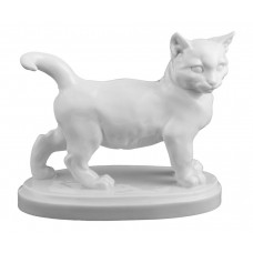 Katze, Weiß, H 11 cm Katze, Weiß, H 11 cm