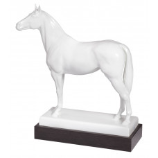 Pferd Grande, Weiß, H 28 cm