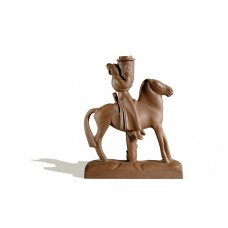 Leuchterreiter, Böttgersteinzeug, H 26,5 cm