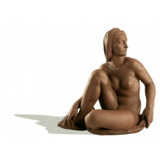 Schauende, Böttgersteinzeug, H 33 cm