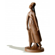 Nachtwandlerin, Böttgersteinzeug, H 36 cm