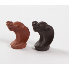 Schachfigur L&auml;ufer, B&ouml;ttgersteinzeug