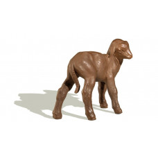 Lamm, Böttgersteinzeug, H 14 cm