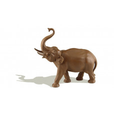 Elefant, Böttgersteinzeug, H 18,5 cm