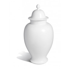 Deckelvase, H 50,5 cm