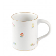 Krug, Gestreute Blümchen, bunt, 0,6 l