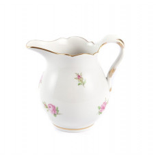 Milchkännchen, Gestreute Röschen, bunt, Goldrand, V 0,12 l