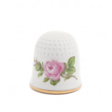 Fingerhut, Rose mitte, bunt, Goldrand, 2,5 cm